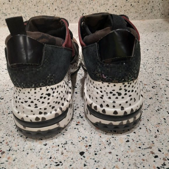 Steve Madden Cliff Olive Multi Color Green Camo Rebooted Sneaker Womens Size 7.5 - Picture 4 of 6